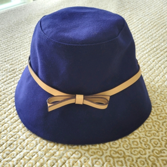 Kate spade navy blue fedora \